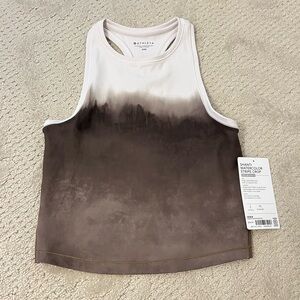 Athleta Shanti Watercolor Crop Tank Top XXS NWT